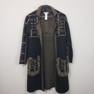 Cocogio Woolblend  Long Cardigan Size Medium